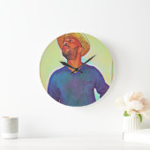 Temps de valeur Jamil : horloge murale personnalis (Maison)