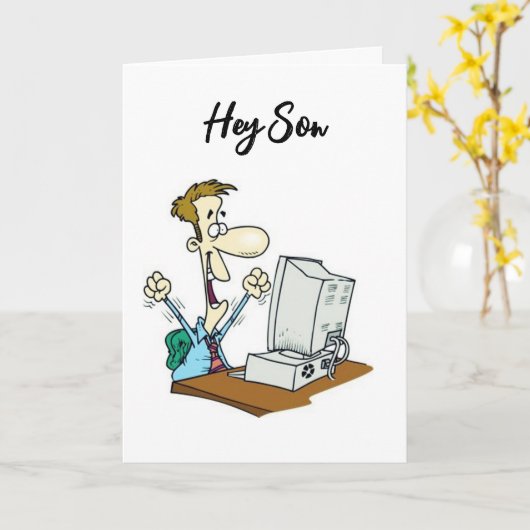 TEMPS DE VOUS CÉLÉBRER À L'ANNIVERSAIRE Carte * SO (Fleur jaune)