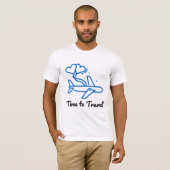 Temps De Voyage T-Shirt (Devant entier)