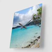 Temps d'île, grande horloge murale (Angle)