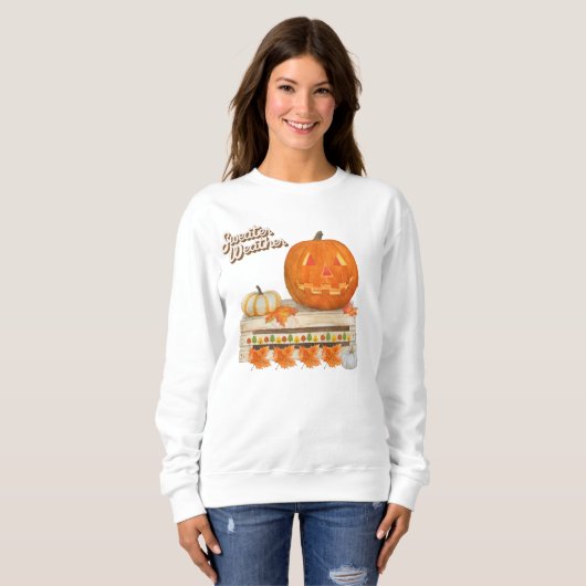 Temps du pull / sweatshirt d'Halloween (Devant entier)