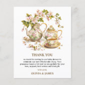 Temps floral pour le Carte de remerciements de Bab (Devant)