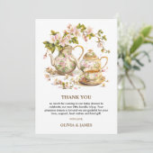 Temps floral pour le Carte de remerciements de Bab (Debout devant)