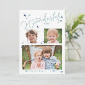 Temps le plus merveilleux 3 Photo Carte de Noël (Debout devant)