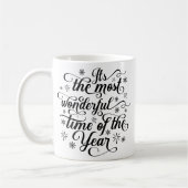 Temps le plus merveilleux de l'année Mug cadeau de (Gauche)