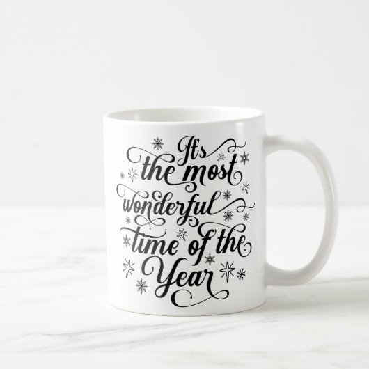 Temps le plus merveilleux de l'année Mug cadeau de (Droite)