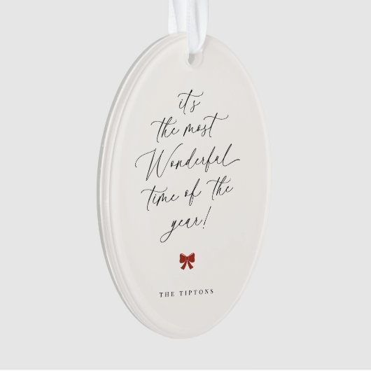 Temps Le Plus Merveilleux De L'Année Script De Noë (devant)