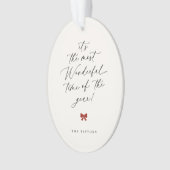 Temps Le Plus Merveilleux De L'Année Script De Noë (devant)