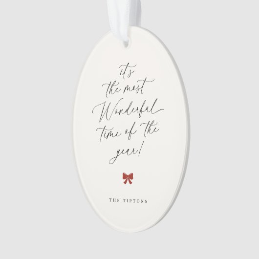 Temps Le Plus Merveilleux De L'Année Script De Noë (devant)