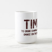 Temps - Mug classique (Centre)