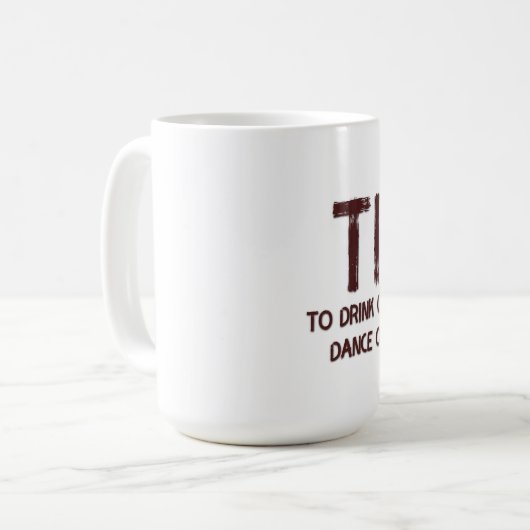 Temps - Mug classique (Devant gauche)