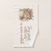 Temps Passé Avec Des Chats Jamais Gaspillé Mignonn (Serviette à main)