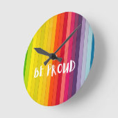 Temps Pour Être Fier Horloge (Angle)