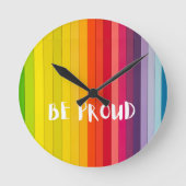 Temps Pour Être Fier Horloge (Recto)