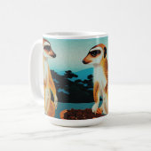 Temps Pour Tacos Meerkat Style, Café Mug (Devant gauche)