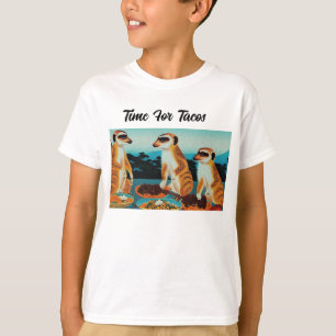 Temps Pour Tacos Meerkat Style, Tshirt Enfants