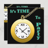 TEMPS POUR UNE INVITATION DE FÊTE - REGARDER (Devant / Derrière)