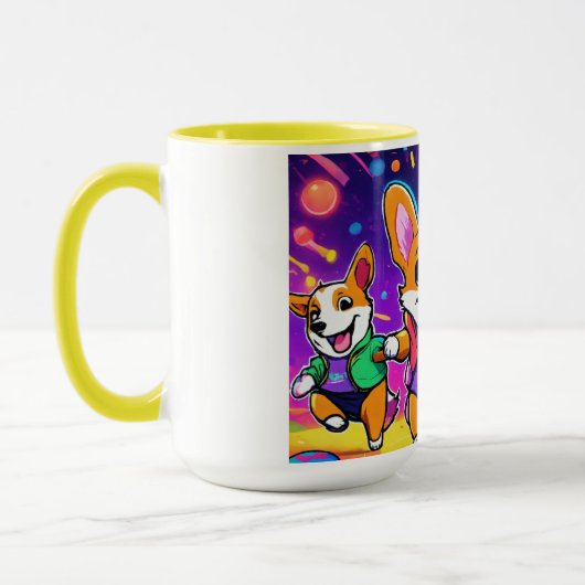 Temps Sauvage garanti : Mugs de fête de la piscine (Gauche)