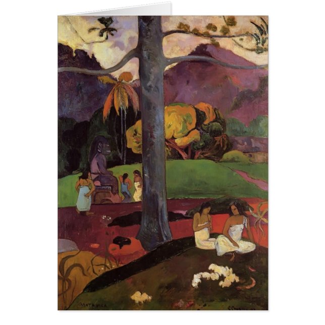 Temps vieux de Paul Gauguin- (Devant)