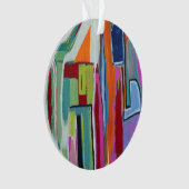 Temps Voyage Acrylique Ornement (devant)
