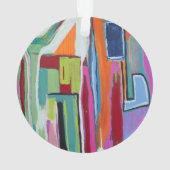 Temps Voyage Acrylique Ornement (dos)