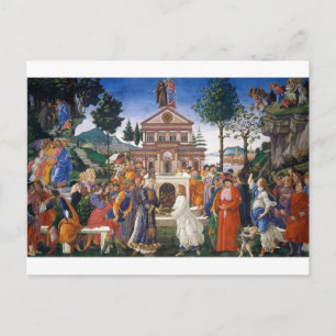 Temptages van Christus, Sandro Botticelli Briefkaart