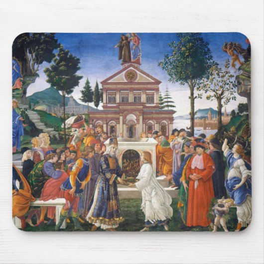 Temptages van Christus, Sandro Botticelli Muismat (Voorkant)