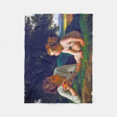 Temptation, Bouguereau Fleece Deken (Voorkant)