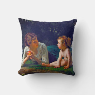 Temptation, Bouguereau Kussen