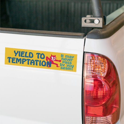 Temptation bumpersticker (Op Truck)
