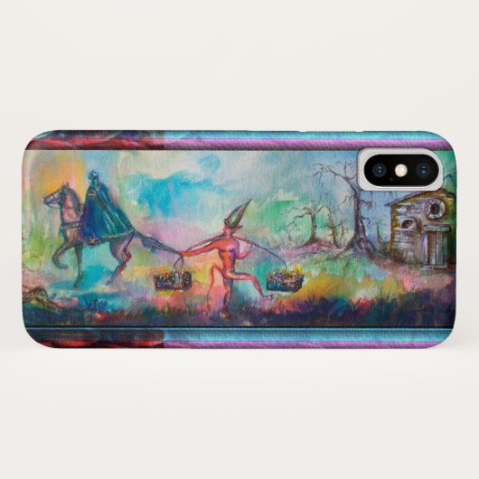 TEMPTATION Dark Knight and Devil's Treasure, Blue Case-Mate iPhone Case (Achterkant (horizontaal))