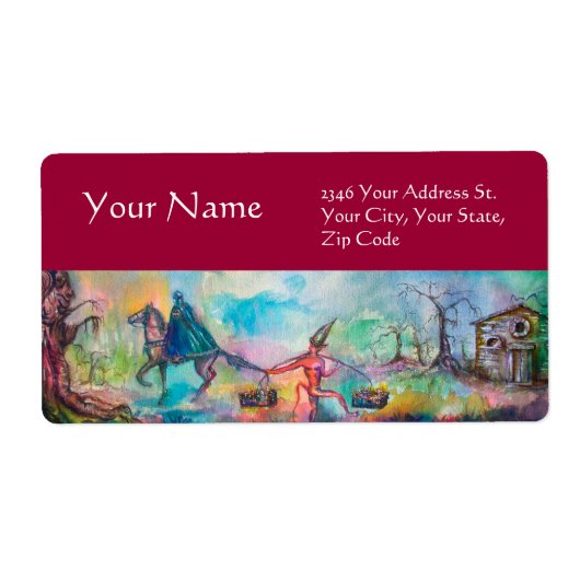 TEMPTATION Dark Knight and Devil's Treasure, Blue Etiket (Voorkant)