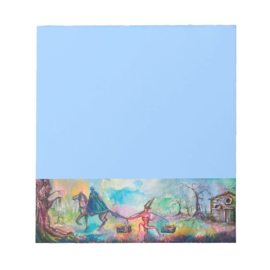 TEMPTATION Dark Knight and Devil's Treasure, Blue Notitieblok (Voorkant)