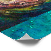 TEMPTATION Dark Knight and Devil's Treasure, Blue Poster (Hoek)