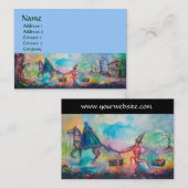 TEMPTATION Dark Knight and Devil's Treasure, Blue Visitekaartje (Voorkant / Achterkant)