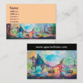 TEMPTATION Dark Knight, Devil's Treasure Blue Peac Visitekaartje (Voorkant / Achterkant)