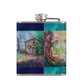 TEMPTATION Dark Knight Devil's Treasure, Blue Red Heupfles (Achterkant)