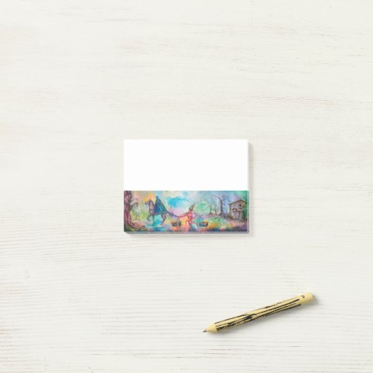 TEMPTATION Dark Knight, Devil's Treasure Blue Whit Post-it® Notes (Op bureau)