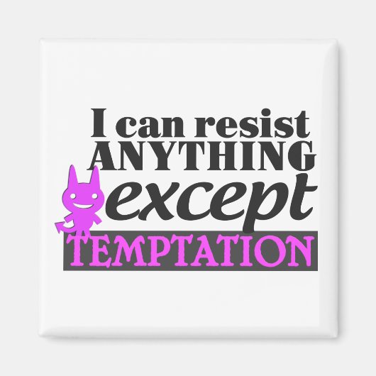 Temptation magnet magneet (Voorkant)