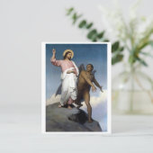 Temptation of Christus Briefkaart (Staand voorkant)
