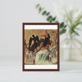 Temptation of Christus op de berg Briefkaart (Staand voorkant)