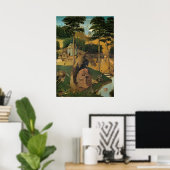 Temptation of Saint Anthony, door Bosch Poster (Thuiskantoor)