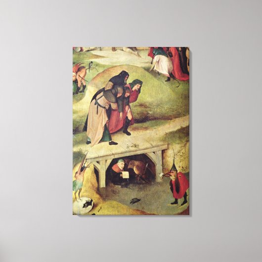 Temptation of St. Anthony Canvas Afdruk (Voorkant)