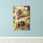 Temptation of St. Anthony Canvas Afdruk (Insitu (Houten vloer))
