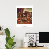 Temptation of St.Anthony door Hieronymus Bosch Poster (Thuiskantoor)
