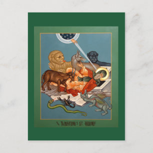 Temptation of St. Anthony Prayer Card Briefkaart