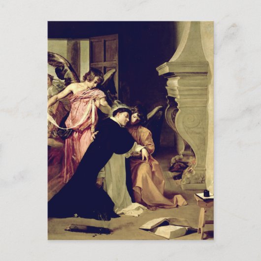 Temptation of St.Thomas Aquinas Briefkaart (Voorkant)