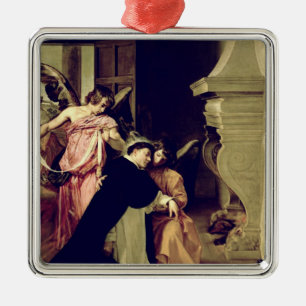 Temptation of St.Thomas Aquinas Metalen Ornament