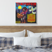 Temptation Yam LabelPittsburg, TX Canvas Afdruk (Insitu (Slaapkamer))