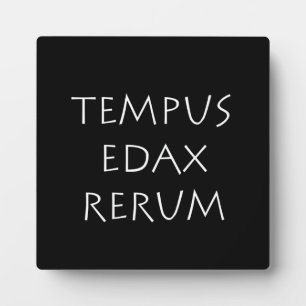 Tempus edax rerum fotoplaat